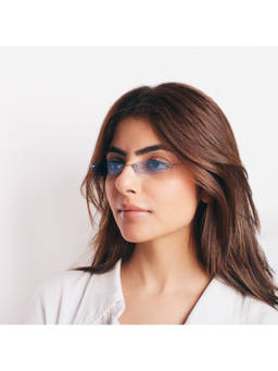 Salty - Blue Kartik Aaryan Micro Sunglasses-Aqua - SG0039-S-BU
