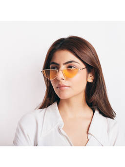 Salty - Yellow Mellowtop Cat Eye Sunglasses - Yellow - SG0040-G-YL