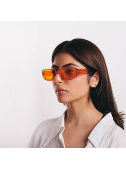 Salty - Orange Tangerine Transparent Trendy Orange Shades - SG0044-OR-OR