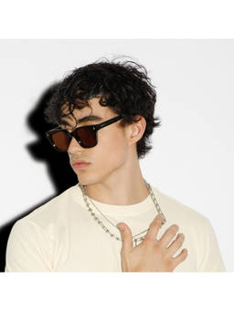 Salty Alpha - Black Mocha Curve Luxury Sunglasses for Men - SG0048-BK-BR-ALPHA