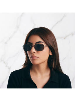 Salty - Blue Onyx Drift Silver UV400 Protective Sunglasses - SG0049-S-BK