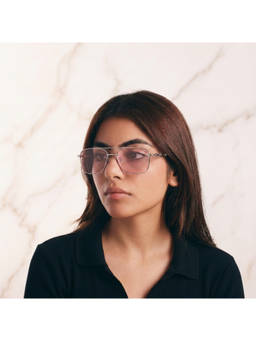 Salty - Pink Rose Vision Rectangle Sunglasses - SG0050-S-PK
