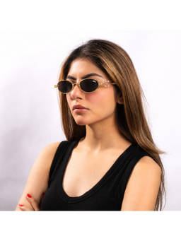 Salty - Black Blushstone Gold Sunglasses - SG0055-G-BK