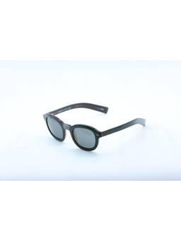 Zegna - Black Round Acetate UV Protected Sunglasses Men ZC0011 47 05A