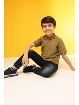 Instafab - Boys Solid Stylish Casual T-shirts