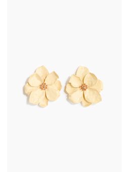 H&M - Women Yellow Flower-Shaped Earrings