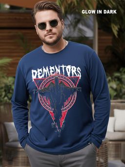 Bewakoof - Harry Potter Navy Blue Dementors Graphic Printed T-Shirt