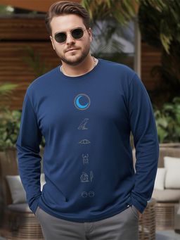 Bewakoof - Marvel Navy Blue Marvel Moon Knight Graphic Printed T-Shirt