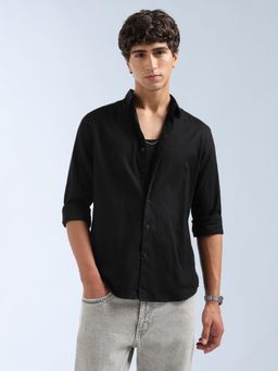 Flying Machine - Black Slim Fit Original Shirt