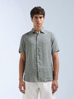 Flying Machine - Green Originals Tropical Printed Shirt