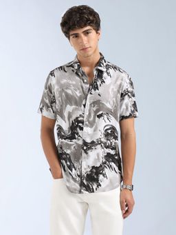 Flying Machine - Grey Printed Originals Shirt