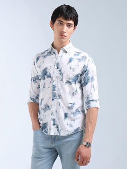 Flying Machine - Blue Printed Originals Shirt