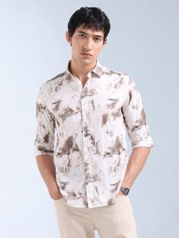Flying Machine - Brown Printed Originals Shirt