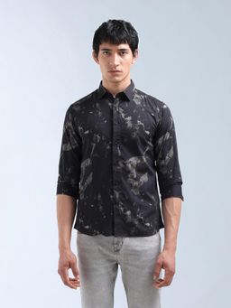 Flying Machine - Black Printed Originals Shirt