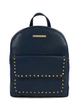 Lapis O Lupo - Navy Blue Solid-Plain Backpacks