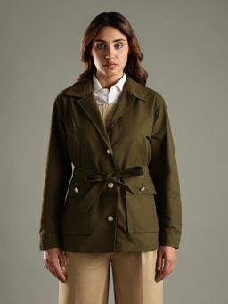 Tommy Hilfiger - Regular Fit Cotton Spread Collar Jacket
