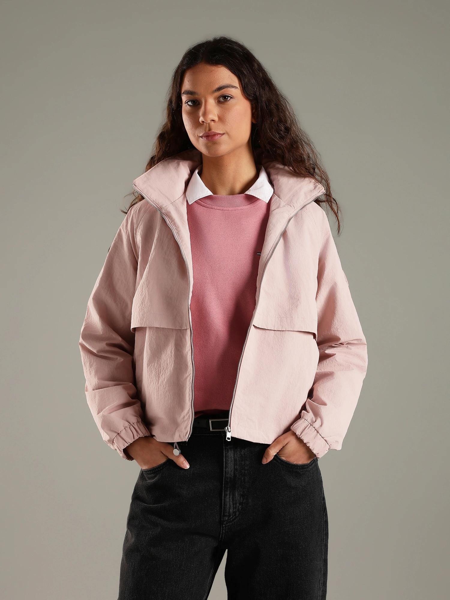 tommy hilfiger Regular Fit Nylon High-Neck Windcheater Jacket-picture-32