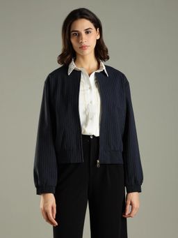 Tommy Hilfiger - Regular Fit Polyester Round Collar Jacket