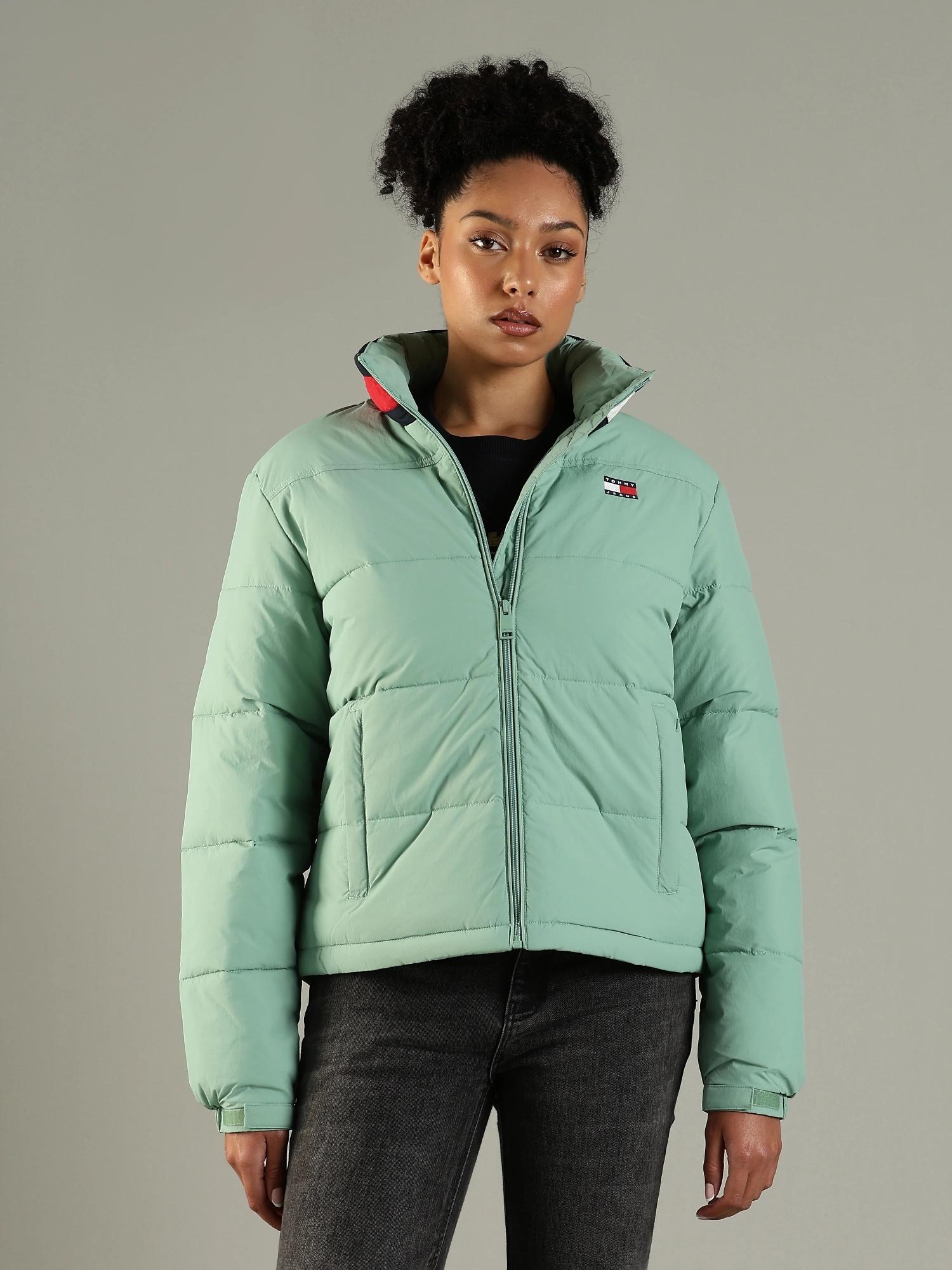 tommy hilfiger Relaxed Fit Nylon High-Neck Puffer Jacket-picture-13