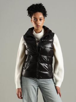 Tommy Hilfiger - Slim Fit Nylon High-Neck Puffer Jacket