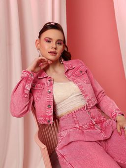 STREET 9 - Crop Denim Jacket