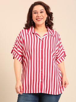 THE PINK MOON - Pink Striped Shirt