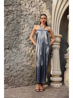 PUNEET KAPOOR LABEL - Blue Diana Fallon Dress