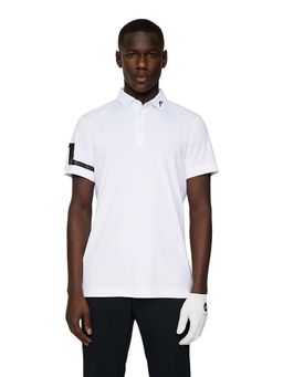 J.Lindeberg - Heath Regular Fit White Golf Polo