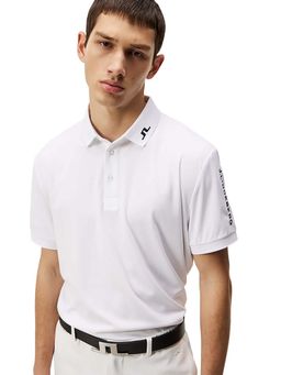 J.Lindeberg - Tour Tech Reg Fit White Golf Polo