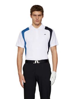 J.Lindeberg - Legacy White Golf Polo