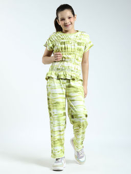 Monte Carlo - Girls Printed Top with Pant (Set of 2)