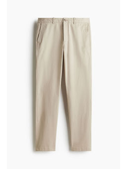 H&M - Men Beige Slim Fit Cotton Chinos