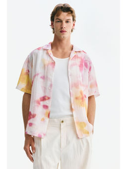 H&M - Men White Regular Fit Resort Shirt