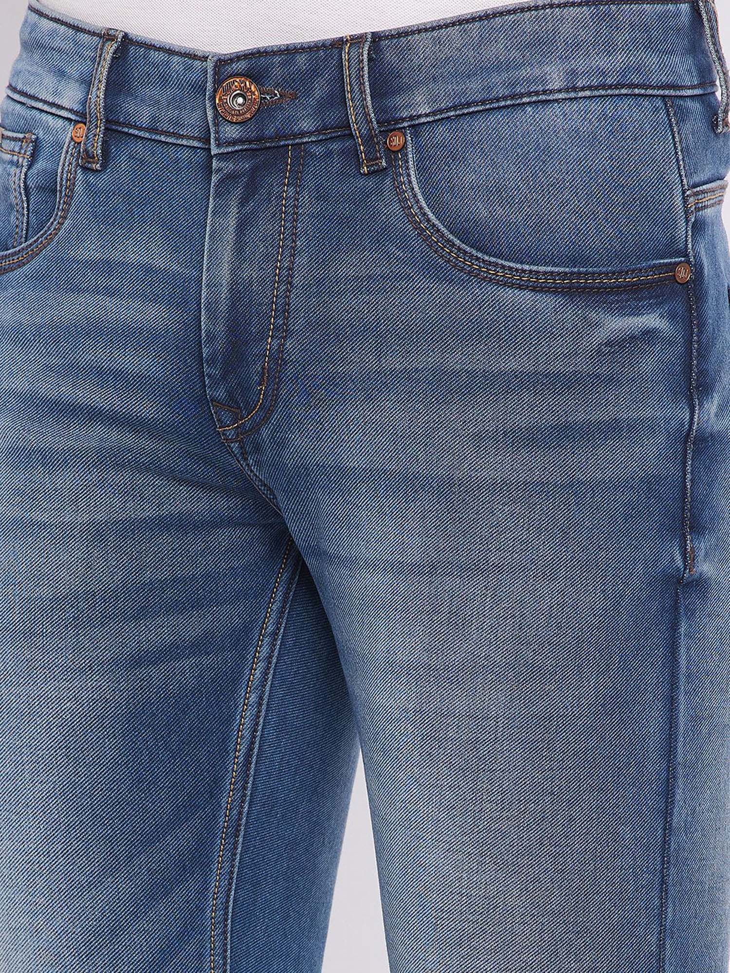 Duke Stardust Men Washed Blue Jeans 