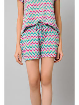 NeceSera - Candy Stripes Multi-Color Shorts
