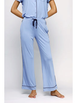 NeceSera - Classic Blue Flared Solid Pyjama