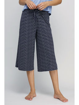 NeceSera - Dancing Navy Blue Frenzy Culotte