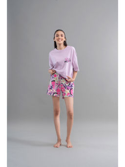 NeceSera - Enchanted Purple Cotton Shorts