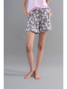 NeceSera - Cuddly Bunnies Grey Modal Shorts
