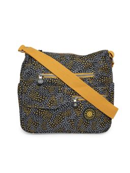 Baomi - CRINKLE Range Black & Yellow Color Soft Case Nylon Shoulder Bag
