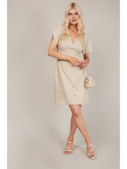 Trendyol - Stone Button Down Dress