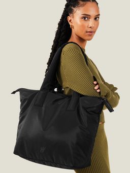 Accessorize London - Women Black Tote Bag In Recycled Polyester