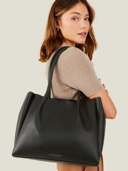 Accessorize London - Women Black Soft Shoulder Bag