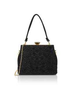 Lavie Signature - Flare Framed Clutch with Detachable Chain -Black (S)