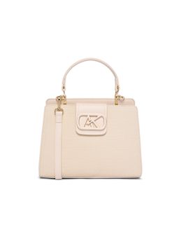 Akiki London - Norbury 25 Satchel Bag with Detachable Strap-Off-White (M)
