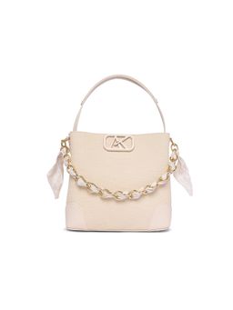 Akiki London - Sudbury 23 Handbag with Detachable Strap -Off-White (M)