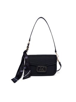 Akiki London - Kilburn 21 Flap Sling Bag-Black (M)
