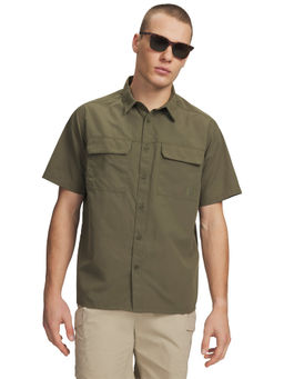 Under Armour - Mens Explore Green Casual Shirt