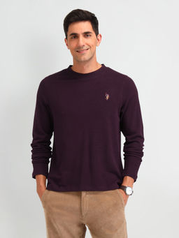 U.S. Polo Assn. Denim Co. - Men Purple T-Shirts