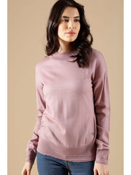 Gipsy - Pink Regular Fit Acrylic Sweaters